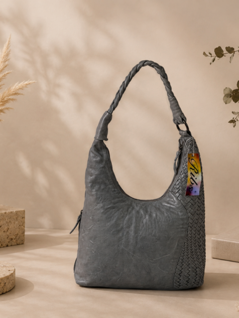 The Elara Woven Hobo